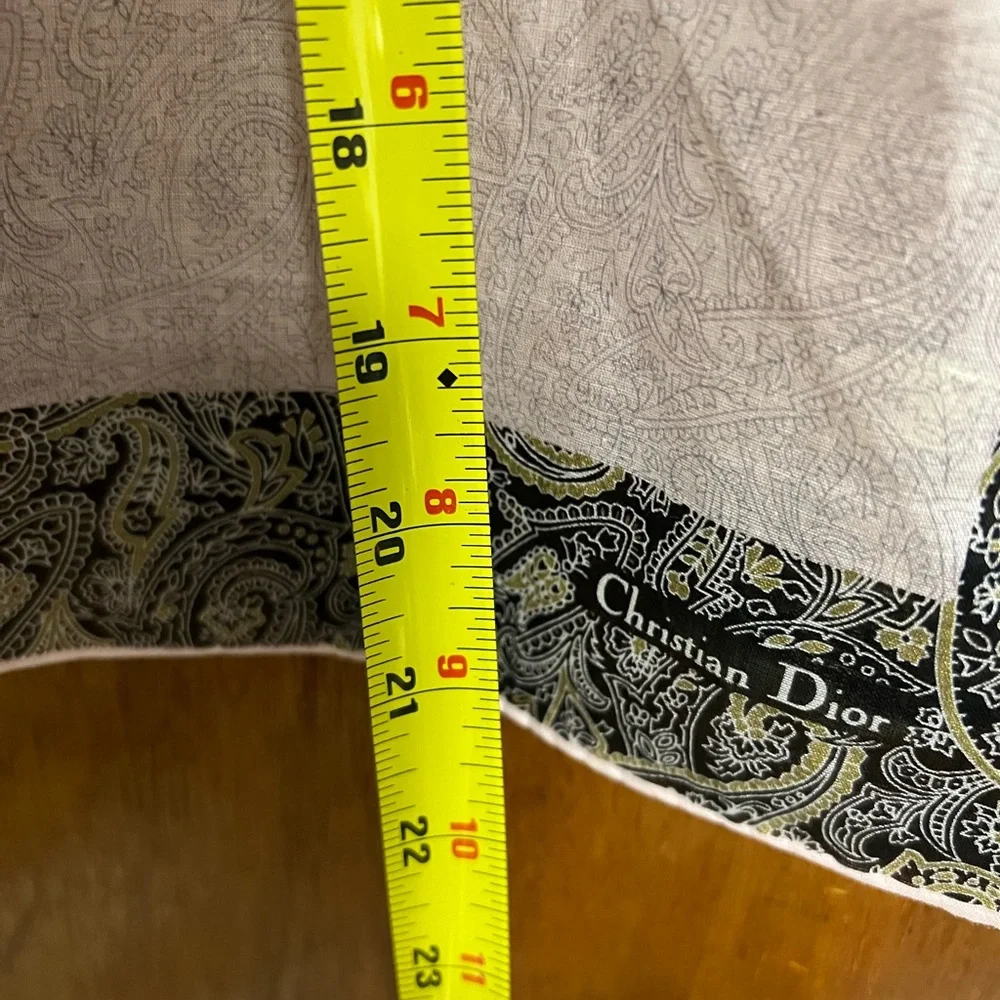 Christian Dior Paisley handkerchief bandana